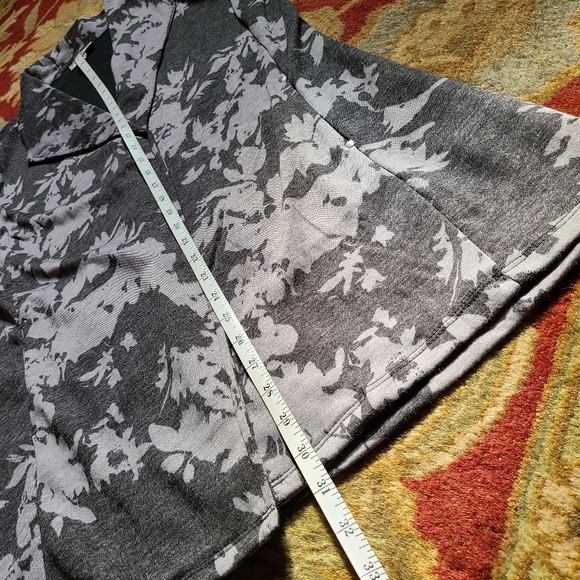 Open lightweight floral smart cardigan jacket - Picture 7 of 9